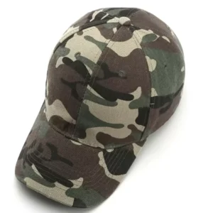 Men Camo Print Baseball Cap