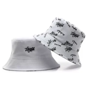 Embroidered Reversible Bucket Hat