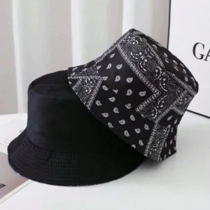 Paisley Flower Print Bucket Hat - Image 2