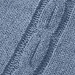 Solid Color Polo Shirt With Lapel Collar Knitted Top - Image 3