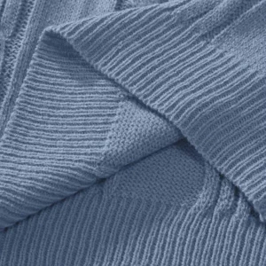 Solid Color Polo Shirt With Lapel Collar Knitted Top - Image 4