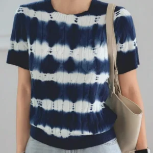 Crochet & Knit Pullover Sweater - Image 5