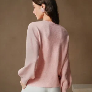 Women Loose Knit Sweater - Image 4