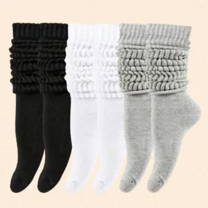 Knit Socks Slouchy Socks Women Scrunch Socks