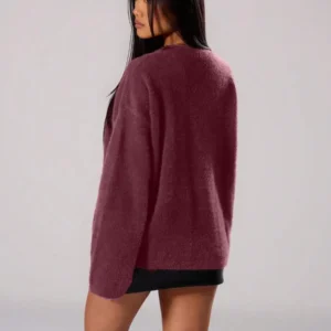 Mohair Oversized Crew Neck Jumper Spring - Image 2