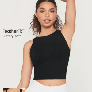 Longline U Back Sports Bra Tank Top - Image 2