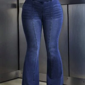 Plus Size Casual Denim Jeans - Image 5