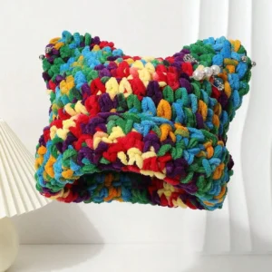Handmade Knitted Cat Ear Hat - Image 2