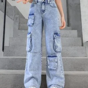 Casual Cargo Pants With Multiple Pockets - Image 3