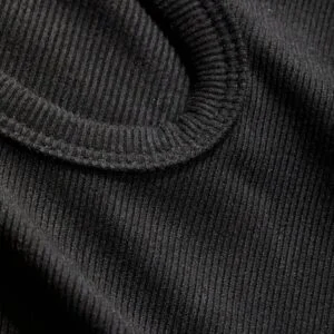 Solid Color Hollow Out Slim Fit Short Sleeve - Image 5