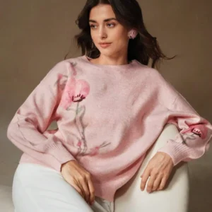 Women Loose Knit Sweater