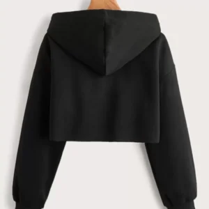 Letter Graphic Drop Shoulder Crop - Image 4