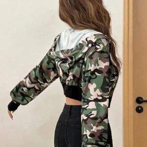 Spring Autumn Camouflage Pattern Hooded - Image 5