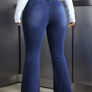 Plus Size Casual Denim Jeans - Image 4