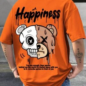 Casual Cartoon Slogan Print T Shirt Summer