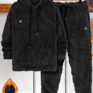 Sweatshirt & Drawstring Jogger Pants Set