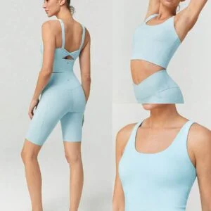 Twist Back Sports Tank Top