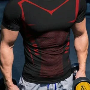 Fashion Round Neck Fit Tops For Gym