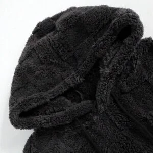 Thick Thermal Lined Hoodie Sweatpant & Drawstring - Image 3