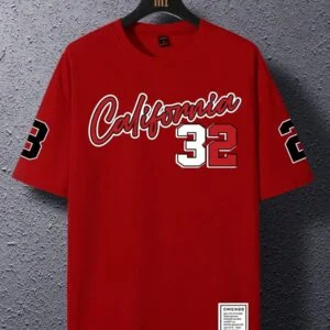 Drop Shoulder T Shirt With Letter Graphic Print - Image 3