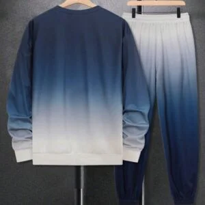 Tie Dye Print Raglan Sweatshirt And Sweatpants