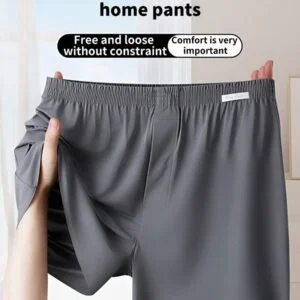 Ice Silk Boxer Shorts Loose Comfortable