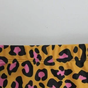 Leopard Print Triangular Swim Trunks For Holiday - Image 2