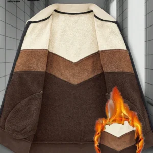 Casual Loose Fit Thermal Lined Jacket - Image 2