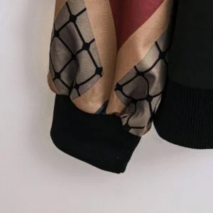 Plus Size Fashionable Printed Casual Sports Sweatshirt Set - Image 2