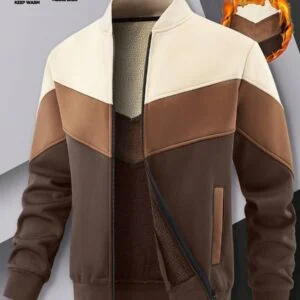 Casual Loose Fit Thermal Lined Jacket - Image 3