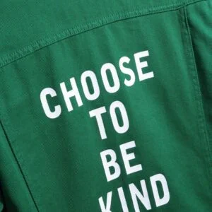 Graphic Flap Pocket Denim Jacket Without Tee - Image 3