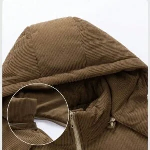 Hooded Thick Winter Parka Jacket - Image 3