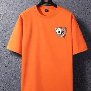 Casual Cartoon Slogan Print T Shirt Summer - Image 3