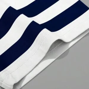 Plus Size Numeric Print V Neck Short Sleeve - Image 2