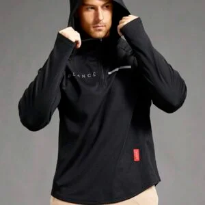 Casual Minimalist Style Pullover Hoody - Image 4