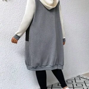 Colorblock Zip Up Hoodie - Image 4