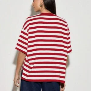 Classic Nautical Style Casual Weekend Top - Image 4