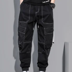 Top-Stitching Slant Pocket, Vacation Baggy - Image 3