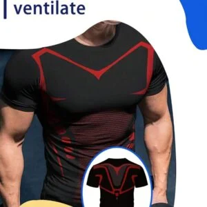 Fashion Round Neck Fit Tops For Gym - Image 3