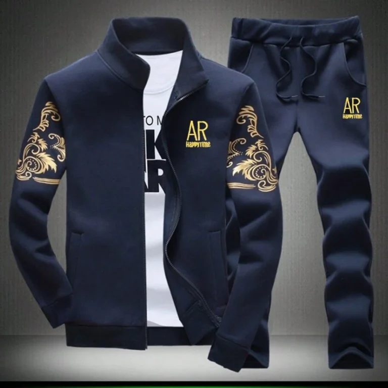 Spring Autumn Zip Up Sweatshirt And Sweatpants - Image 2