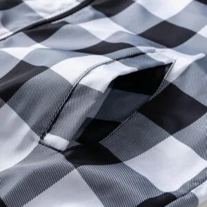 Plaid Print Fashion Jacket Long Sleeve Going Out - Image 4