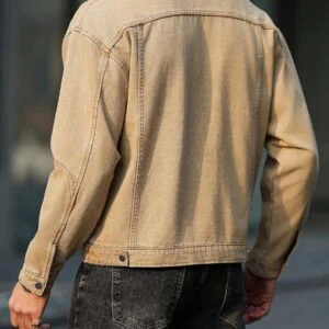 Casual Distressed Denim Jacket - Image 4