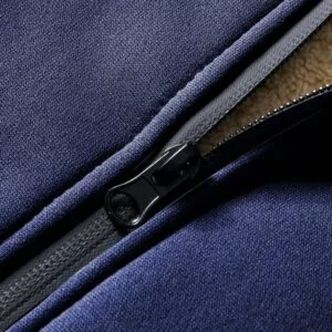 Fleece Hooded Zip Up Long Sleeve Jackets - Image 3