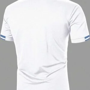 Casual Commute Color Block Short Sleeve Polo Shirt - Image 5
