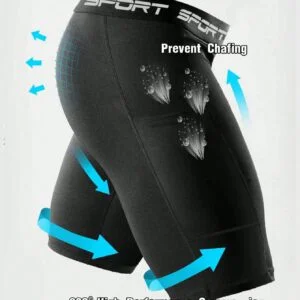 Fitness Shorts With Pockets Letter Print Athletic