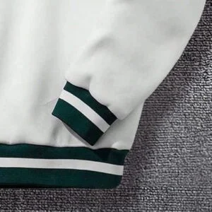 Men Plus Letter Graphic Striped Trim Sweatshirt - Image 4