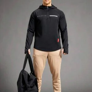 Casual Minimalist Style Pullover Hoody - Image 5