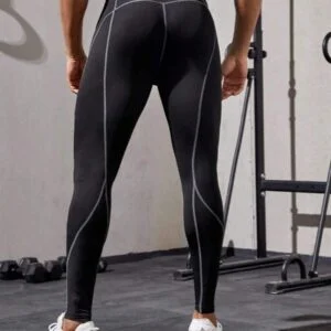Contrast Color Sports Skinny Pants - Image 4