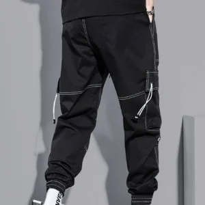 Top-Stitching Slant Pocket, Vacation Baggy - Image 4