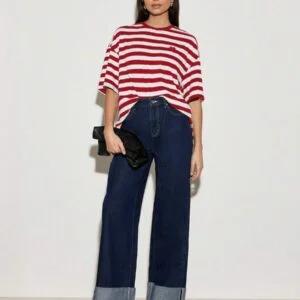 Classic Nautical Style Casual Weekend Top - Image 5